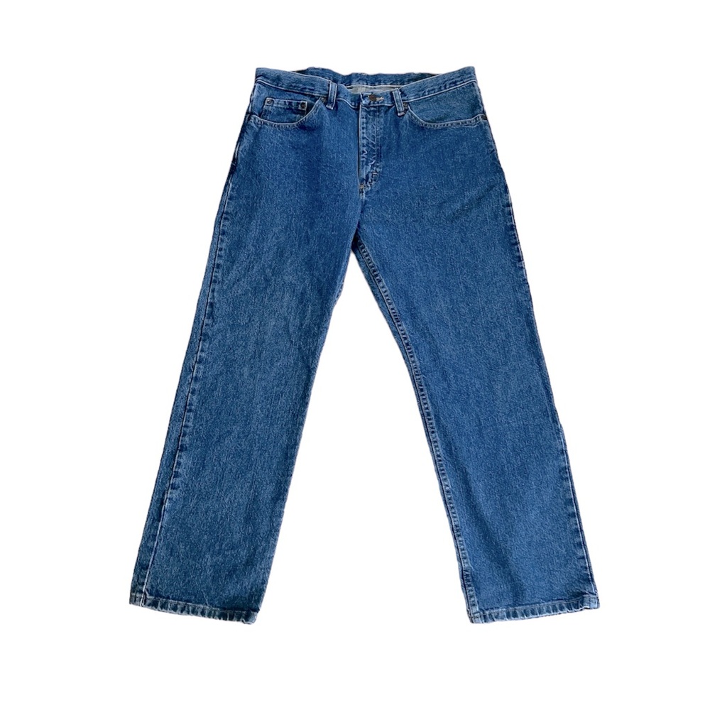 Wrangler Men’s Regular Fit Cotton Blue Denim Jeans size 36x29